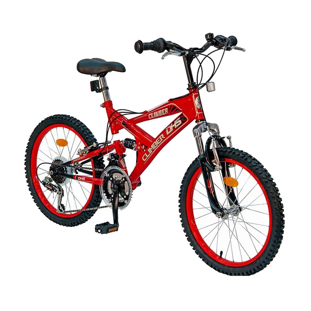 Dětské kolo DHS Climber 2042 - model 2011 - červená