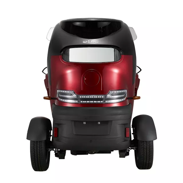 Elektrická tříkolka se střechou W-TEC Tukago - 45 km/h - modrá