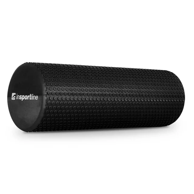 Jóga válec inSPORTline Evar 45,5 cm - černá