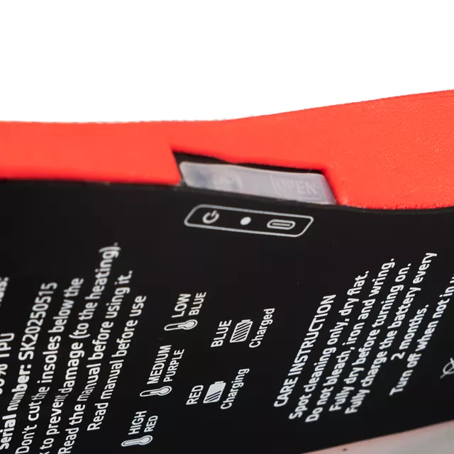 Vyhřívané vložky do bot inSPORTline W-TEC Dinaro 2x3200mAh s ovladačem