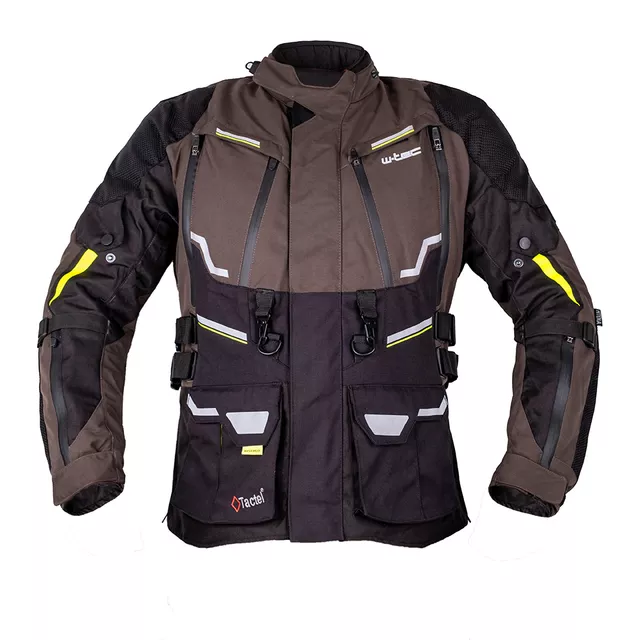 Moto bunda W-TEC Daimick - černo-šedá