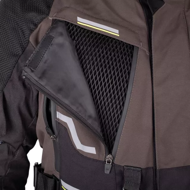 Moto bunda W-TEC Daimick - černo-šedá