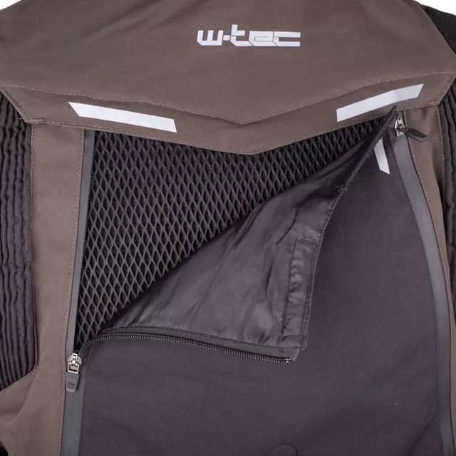 Moto bunda W-TEC Daimick - černo-šedá