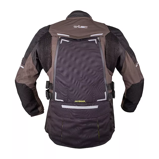 Moto bunda W-TEC Daimick - černo-šedá