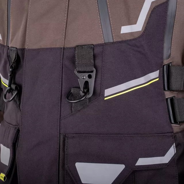 Moto bunda W-TEC Daimick - černo-šedá