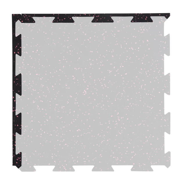 Puzzle fitness szőnyeg összekötő elem inSPORTline Puzeko 50x50x1 cm - fekete - A variáns