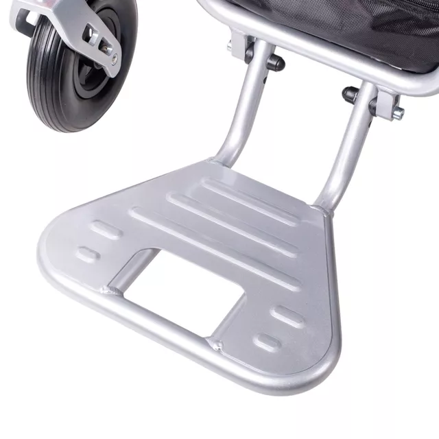 Elektromos kerekesszék inSPORTline Hawkie Basic II 500W, lábtartó, kartámasz, elektromágneses fék, 6 km/h - zöld