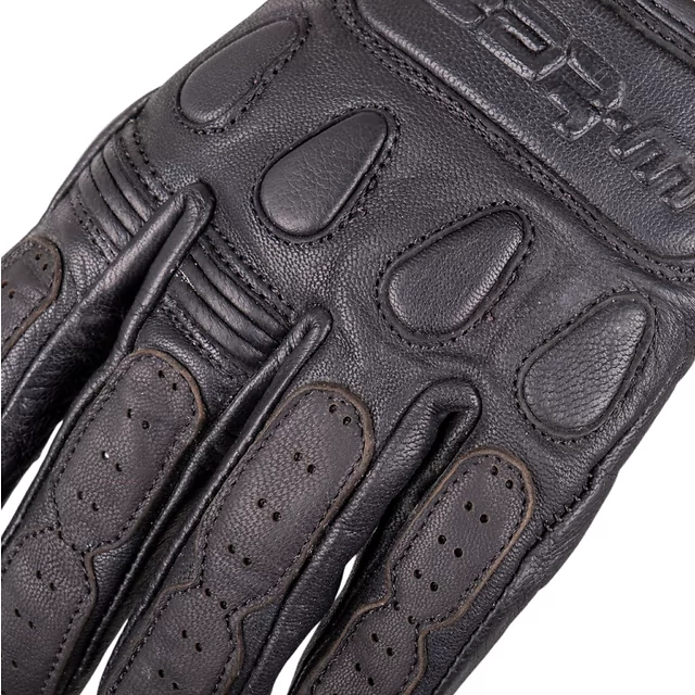 Kožené moto rukavice W-TEC Cherton II - černá