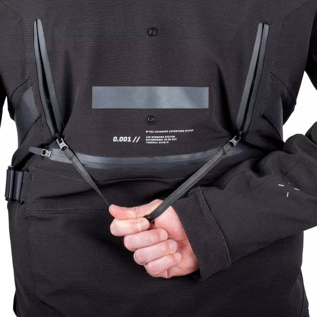 Moto bunda W-TEC Nykolas - černá