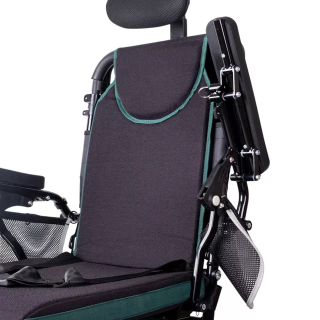 Elektrický invalidní vozík inSPORTline Hawkie Evo Plus II s polohovatelným opěradlem 700W