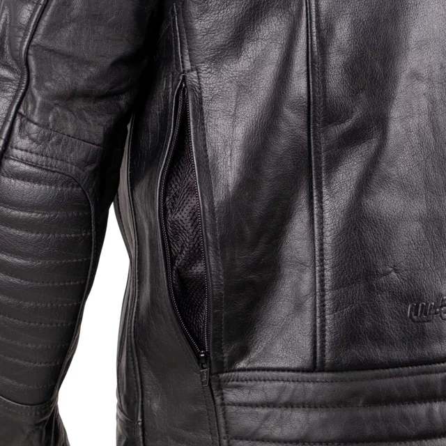 Kožená moto bunda W-TEC Murayo II - černá