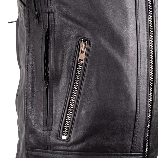 Kožená moto bunda W-TEC Murayo II - černá