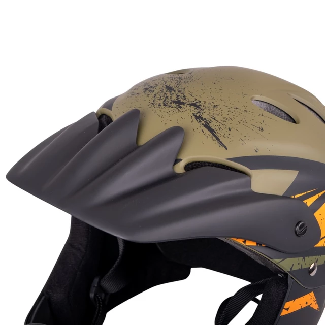 Каска Downhill W-TEC Campanero- зелен мат