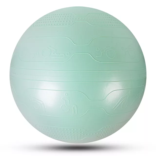 Piłka gimnastyczna fitness inSPORTline Stretch Ball 75 cm - Czarny - Miętowy
