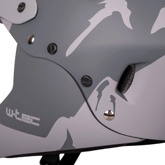 Каска Downhill W-TEC Campanero- сив мат