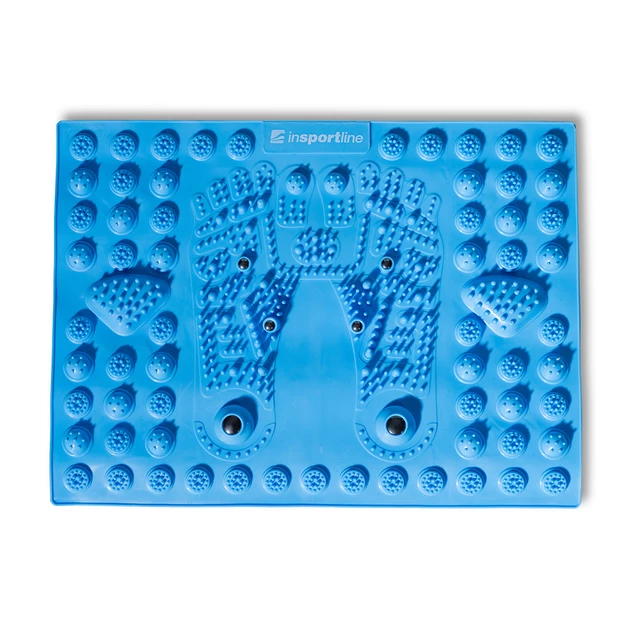 Foot Massage Mat inSPORTline Tilsipur 39 x 29 cm - Blue