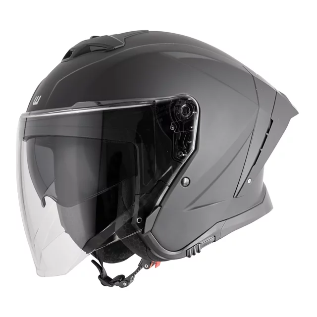 Moto přilba W-TEC Voltik - bílá - matně černá