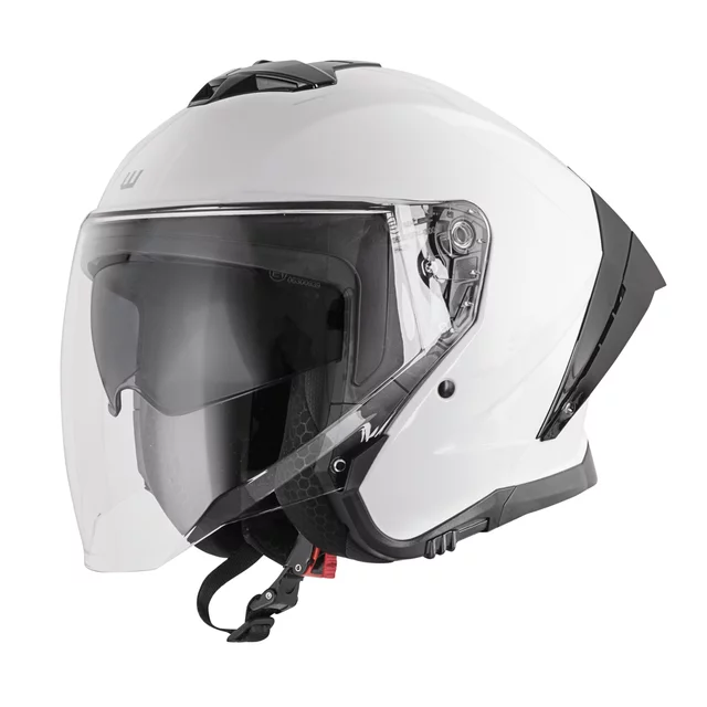 Moto přilba W-TEC Voltik - bílá - bílá