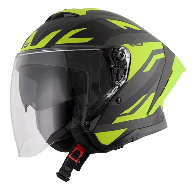 Moto přilba W-TEC Voltik Graphic - Red - Yellow