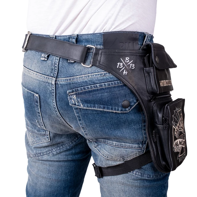 Motorcycle Thigh Bag W-TEC Black Heart Man’s Ruin