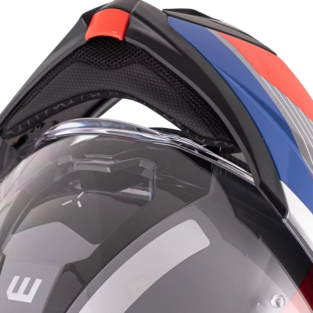 Překlopná moto přilba W-TEC Zoroz P/J - Matt Black-Fluo Pink