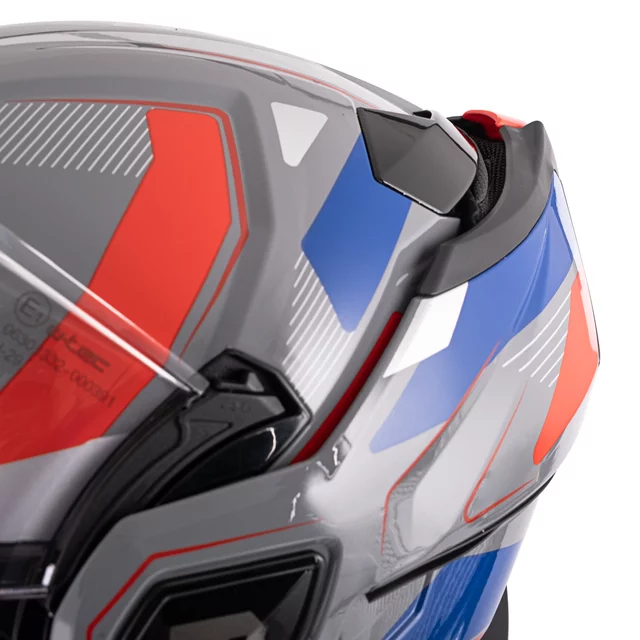 Překlopná moto přilba W-TEC Zoroz P/J - Matt Black-Fluo Pink
