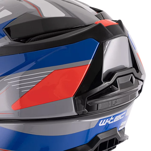 Překlopná moto přilba W-TEC Zoroz P/J - Matt Black-Fluo Pink