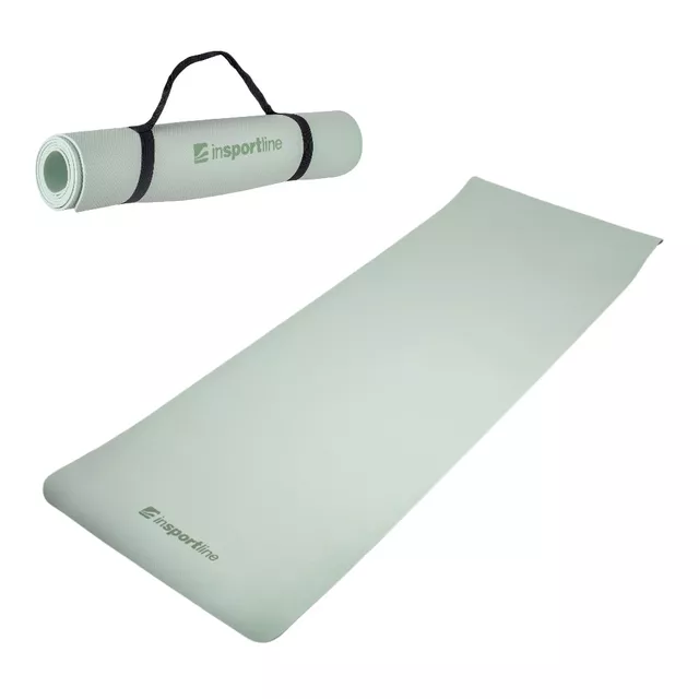 Mata do ćwiczeń fitness inSPORTline EVA 173x60x0,4 cm - Jasno-niebieski