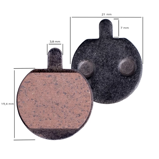 Brake Pads for E-Scooter W-TEC Billar (Pair)