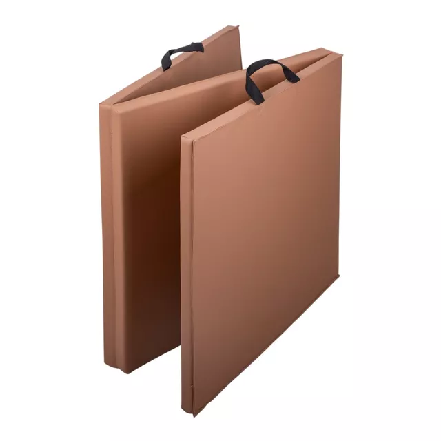 Składany materac gimnastyczny mata inSPORTline Trifold 180x60x3 cm - Czerwony