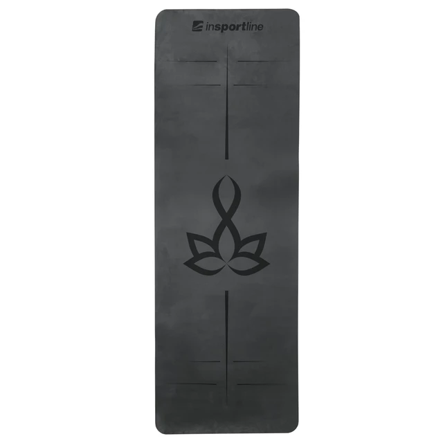 Yoga Mat inSPORTline Padvana 183 x 61 x 0.4 cm - Black