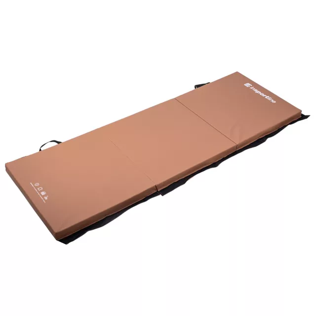 Skládací gymnastická žíněnka inSPORTline Trifold 180x60x5 cm - červená