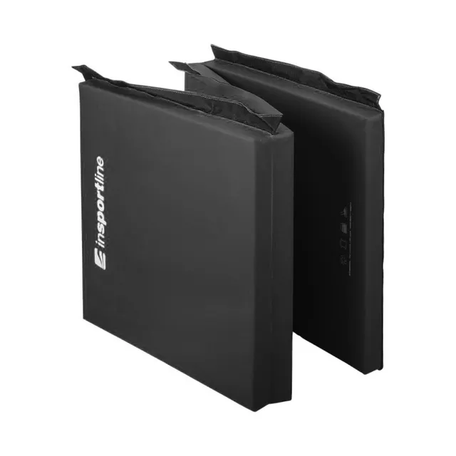 Skládací gymnastická žíněnka inSPORTline Trifold 180x60x5 cm - hnědá