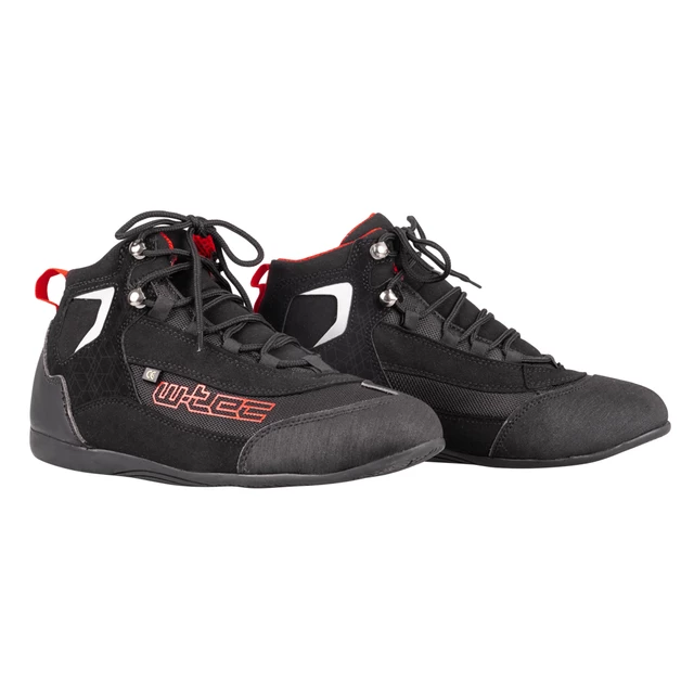 Women’s Motorcycle Shoes W-TEC Dinvara - Black-Red - Black-Red