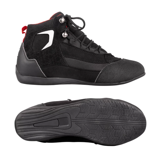 Women’s Motorcycle Shoes W-TEC Dinvara - Black-Red