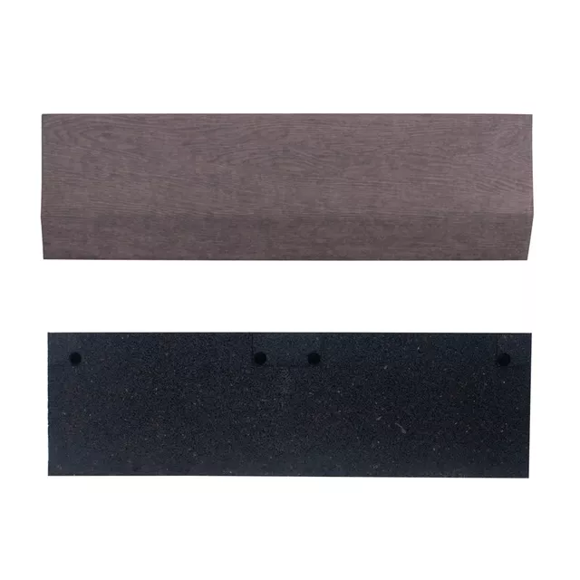 Nájezd pro podložky Luxteko Waffle 2cm 1ks - mramor - dřevo