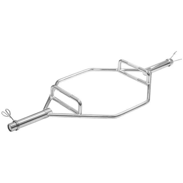 Hex olympijská hřídel inSPORTline Hexlif 140cm/50mm 21,8kg, do 200kg, s objímkami