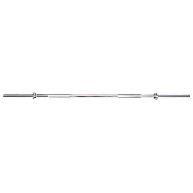 Vzpěračská tyč inSPORTline Welenorty rovná 220cm/30mm se závitem a objímkami