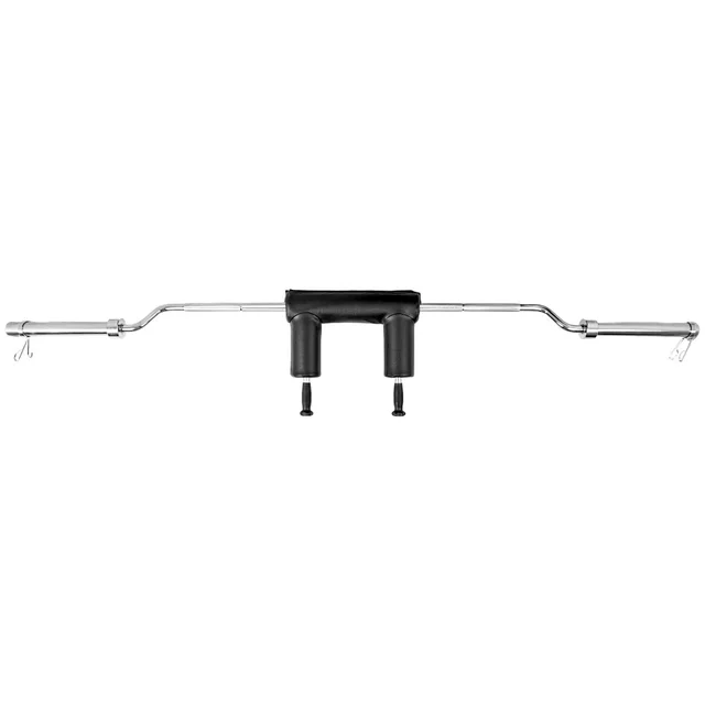 Olympijská hřídel na dřepy inSPORTline Squabar 239,3cm/50mm 25,5kg, do 317kg, s objímkami
