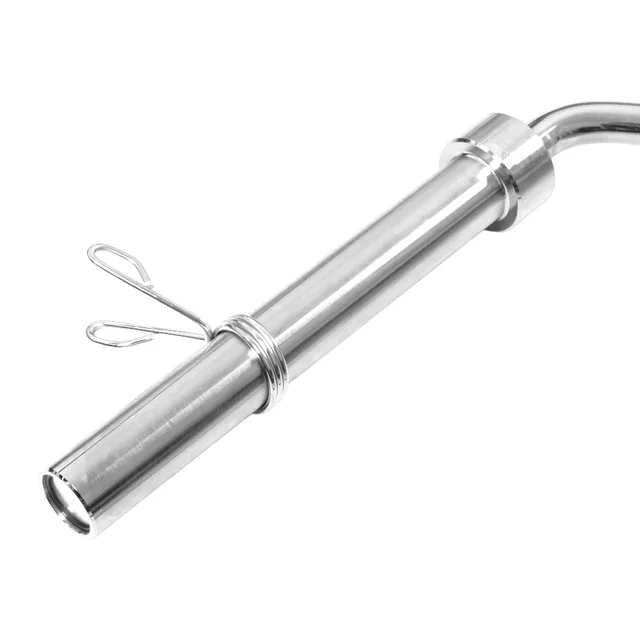Olympijská hřídel na dřepy inSPORTline Squabar 239,3cm/50mm 25,5kg, do 317kg, s objímkami