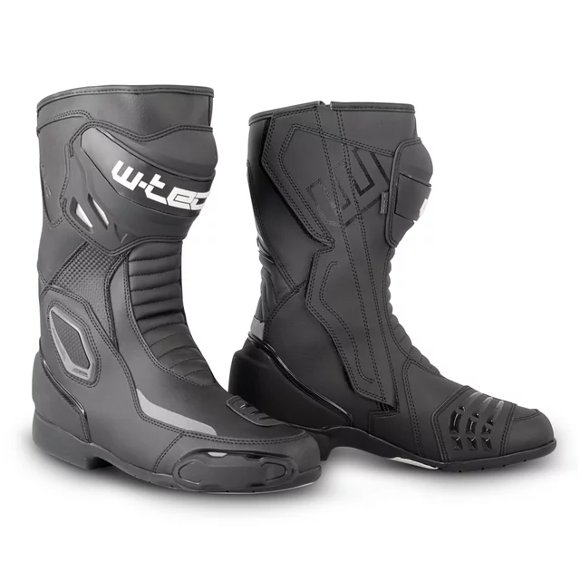 Moto boty W-TEC Rison EVO - černá - černá