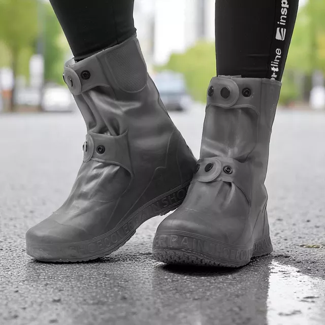 Waterproof Shoe Covers inSPORTline Nispo - šedá-transparentní