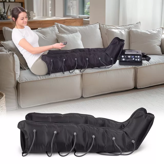 Rękaw kompresyjny na nogę nogawka do drenażu limfatycznego inSPORTline XXL (125x76 cm) – 1 para