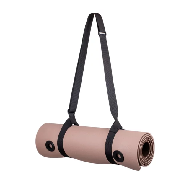 Podložka na cvičení inSPORTline Kikami 180x61x0,8 cm - bamboo beige-hnědá