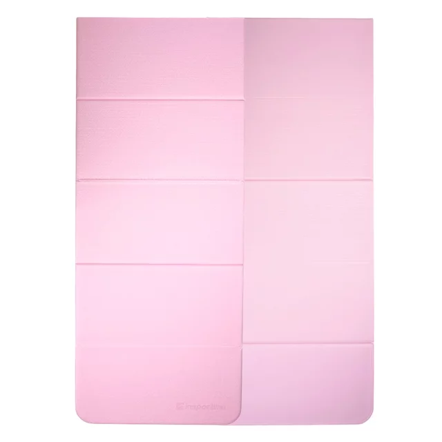 Skládací podložka na cvičení inSPORTline Lantemi 145x61x1 cm - šedá