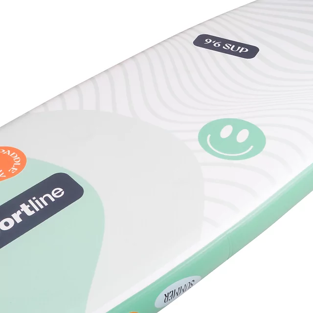 Paddleboard s příslušenstvím inSPORTline Wavelet 9'6" - zelená