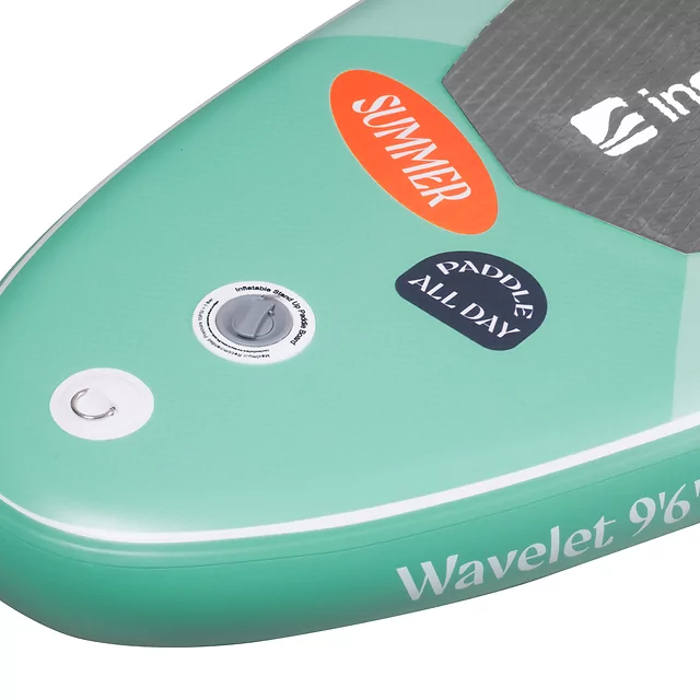 Paddleboard s příslušenstvím inSPORTline Wavelet 9'6" - zelená