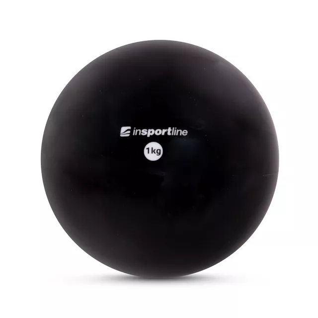 Jóga míč inSPORTline Yoga Ball 1 kg - mentolová - černá