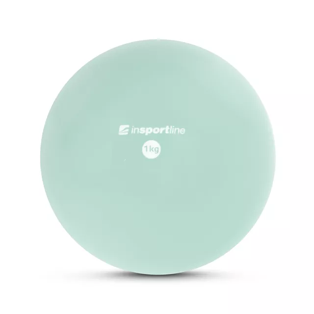 Jóga míč inSPORTline Yoga Ball 1 kg - mentolová - mentolová