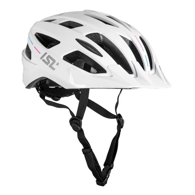 Cyklo přilba ISL Winsdor - Glossy White/Titanium Grey - Glossy White/Dusted Pink